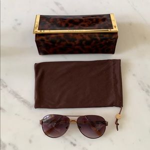 Tory Burch Aviator Sunglasses